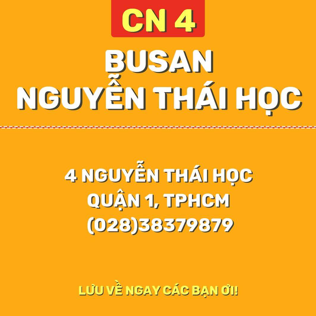 Busan Korean Food Nguyễn Thái Học
