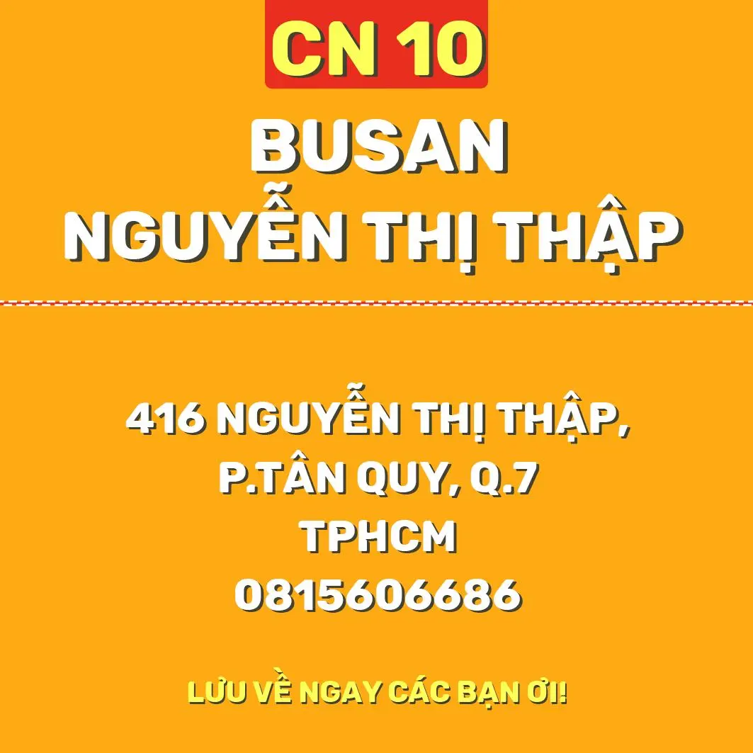 Busan Korean Food Nguyễn Thị Thập